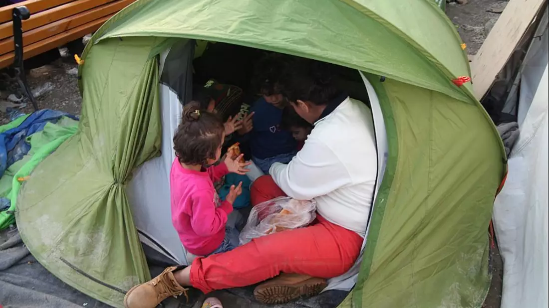Flüchtlinge auf der Balkanroute (Archiv) - Bild: über dts Nachrichtenagentur