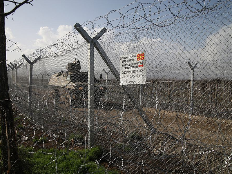 Grenze Mazedonien - Griechenland (Archiv) - Foto: über dts Nachrichtenagentur