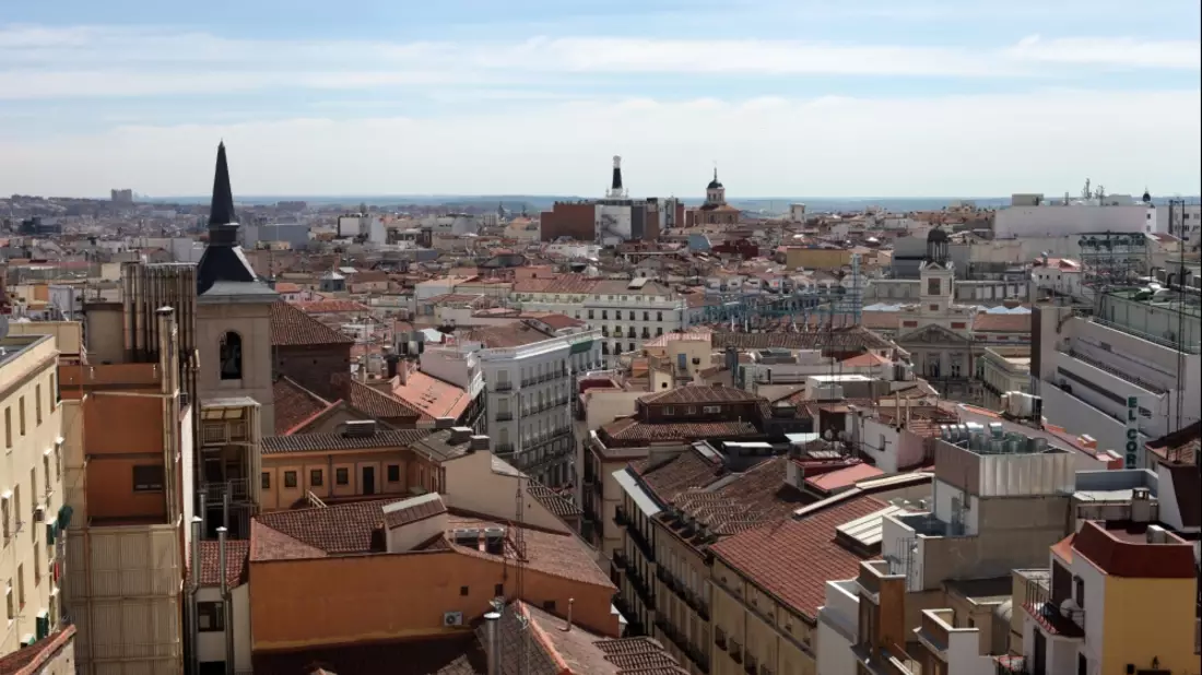 Madrid, Illustration mit AI erstellt.