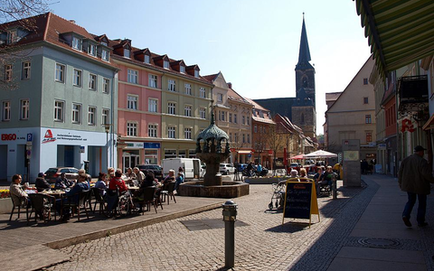 Marktplatz einer Kleinstadt (Aschersleben) (Archiv) - Foto: über dts Nachrichtenagentur