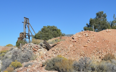 Die historische Mountain View-Mine - Foto: Nevada Zinc Corp.