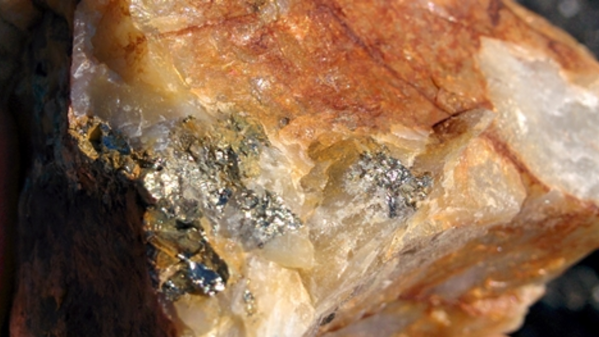 Goldvererzung - Foto: Foto: West Red Lake Gold Mines