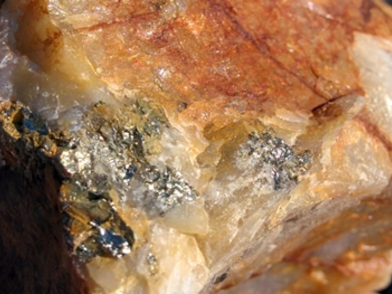 Goldvererzung - Foto: West Red Lake Gold Mines