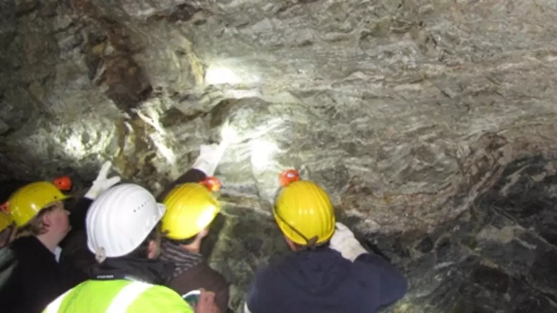 Wolfsberg-Mine, Illustration mit AI erstellt.