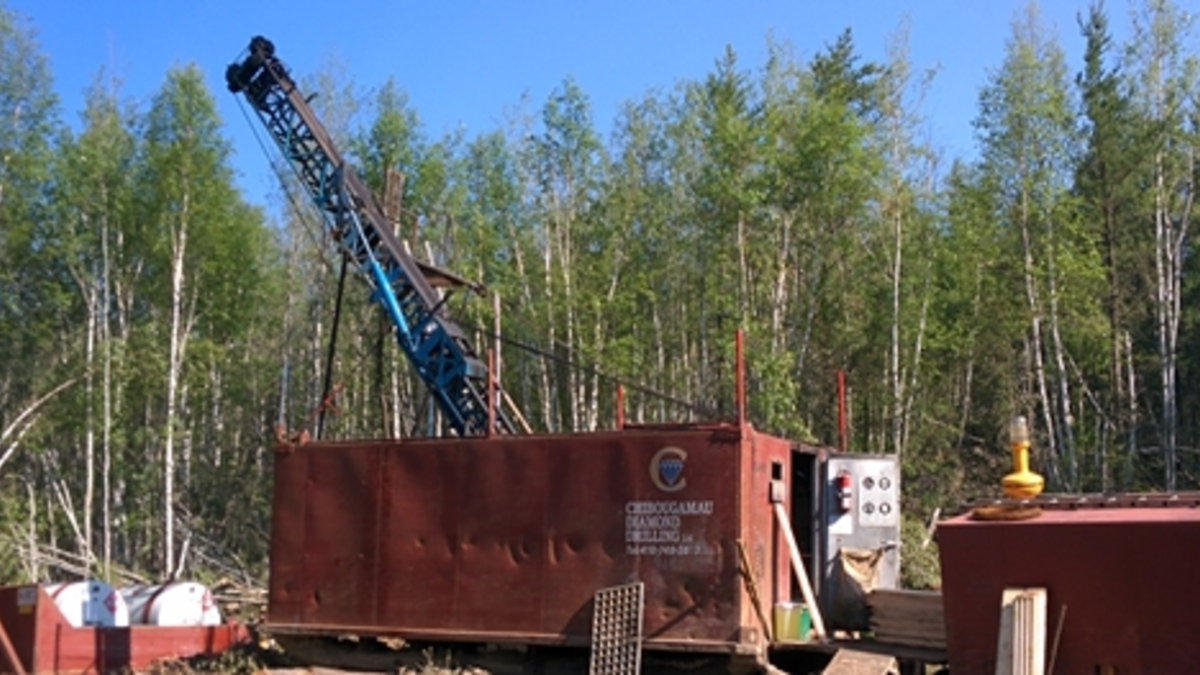 Bohrgerät im Einsatz - Foto: Foto: West Red Lake Gold
