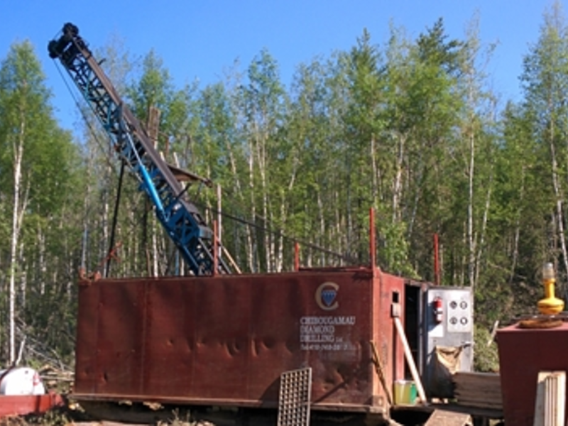Bohrgerät im Einsatz - Foto: West Red Lake Gold