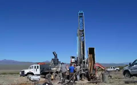 Bohrung auf dem Lone Mountain-Projekt - Foto: Nevada Zinc