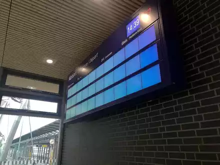 Ausgefallene Anzeigentafel bei der Bahn - Foto: über dts Nachrichtenagentur