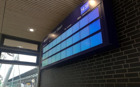 Ausgefallene Anzeigentafel bei der Bahn - Foto: über dts Nachrichtenagentur