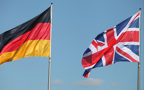Fahnen von Deutschland und Großbritannien (Archiv) - Foto: über dts Nachrichtenagentur