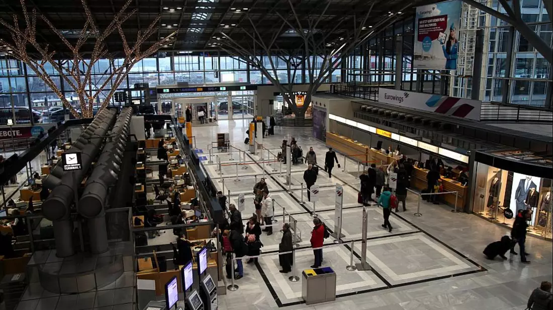 Abfertigungshalle Flughafen Stuttgart (Archiv) - Bild: über dts Nachrichtenagentur