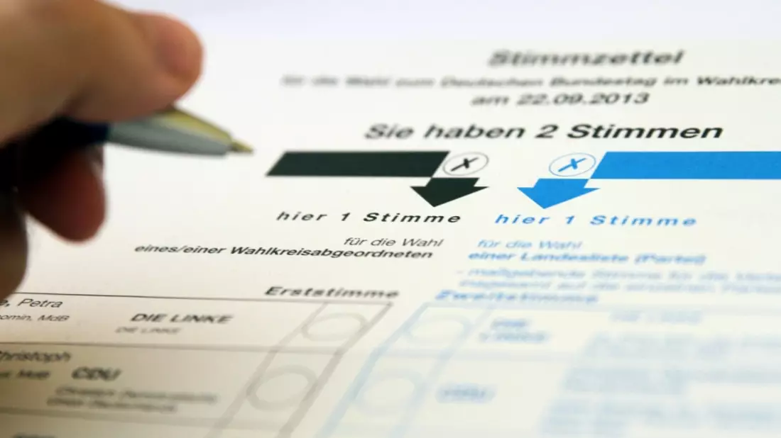 Stimmzettel fÃ¼r die Bundestagswahl am 22.09.2013 - Bild: über dts Nachrichtenagentur