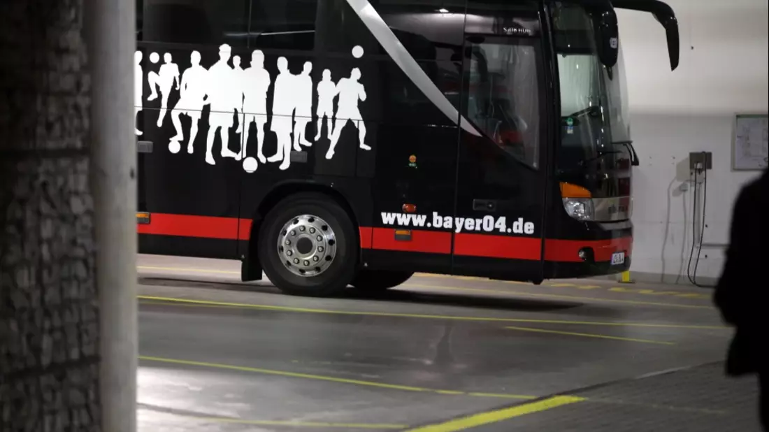 Mannschaftsbus von Bayer Leverkusen - Bild: über dts Nachrichtenagentur