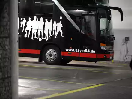 Mannschaftsbus von Bayer Leverkusen - Foto: über dts Nachrichtenagentur