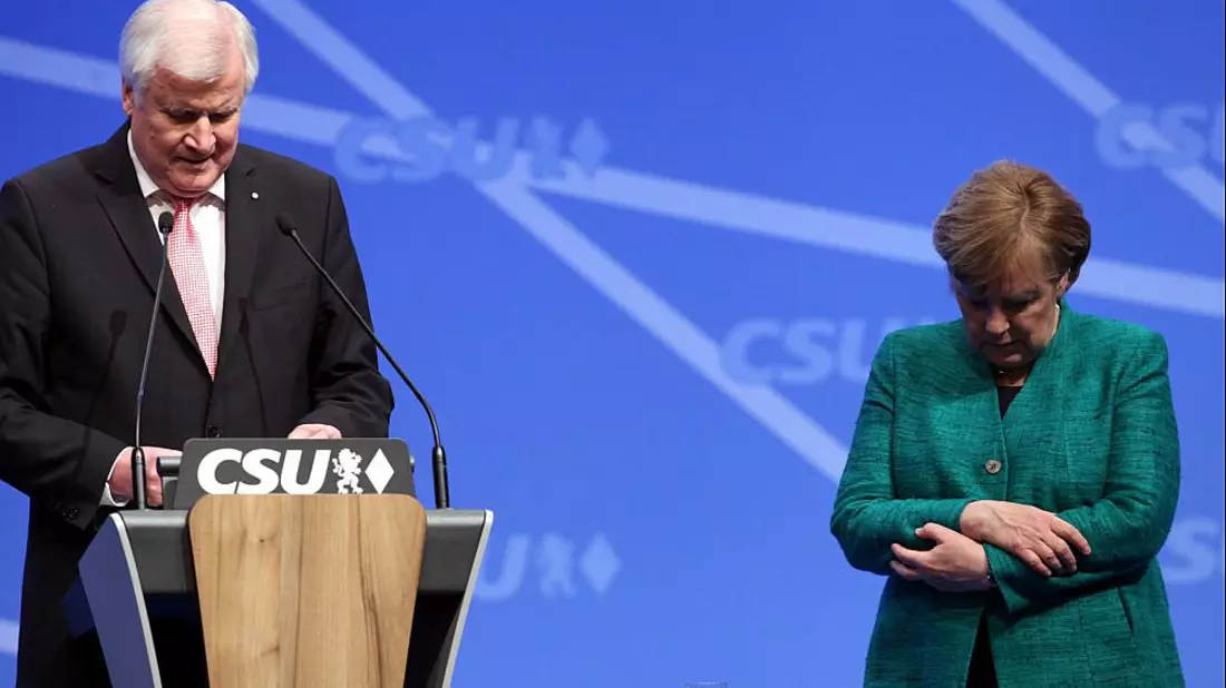 Horst Seehofer und Angela Merkel (Archiv) - Bild: über dts Nachrichtenagentur