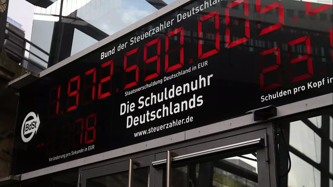 Schuldenuhr (Archiv) - Bild: über dts Nachrichtenagentur