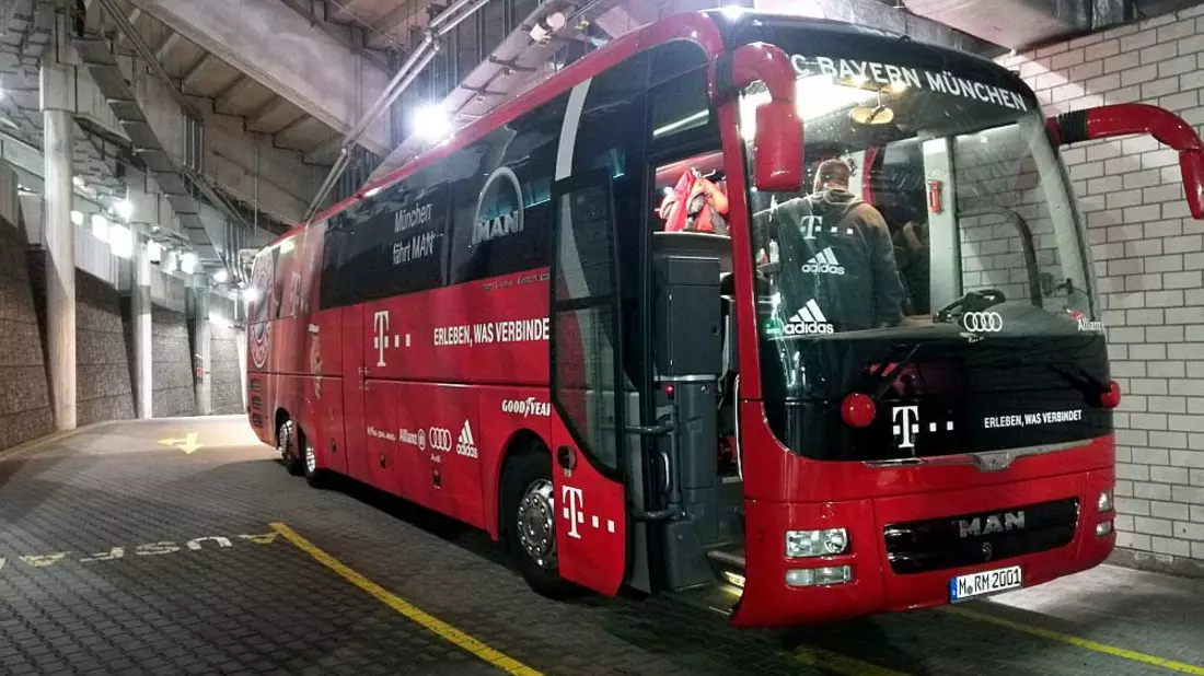 Mannschaftsbus des FC Bayern - Bild: über dts Nachrichtenagentur