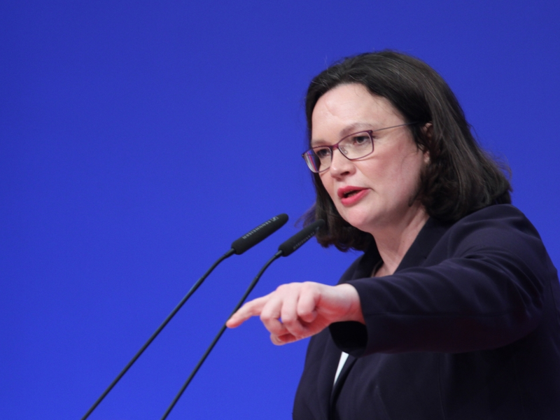 Andrea Nahles - Foto: über dts Nachrichtenagentur