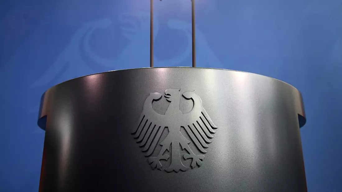 Rednerpult im Bundeskanzleramt (Archiv) - Bild: über dts Nachrichtenagentur
