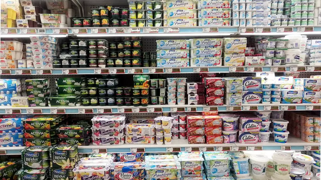 Joghurt im Supermarkt (Archiv) - Bild: über dts Nachrichtenagentur