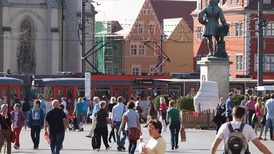 Marktplatz von Halle (Archiv) - Bild: über dts Nachrichtenagentur