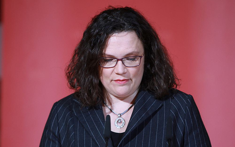 Andrea Nahles (Archiv) - Foto: über dts Nachrichtenagentur