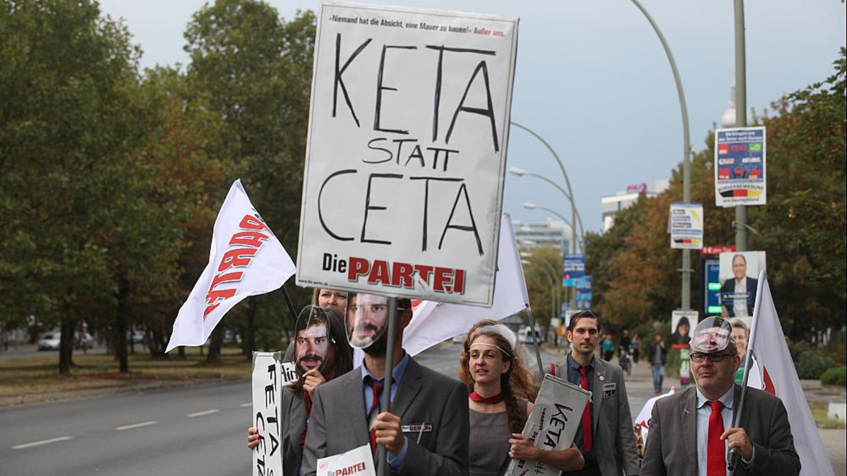 Wahlkampagne der Partei 