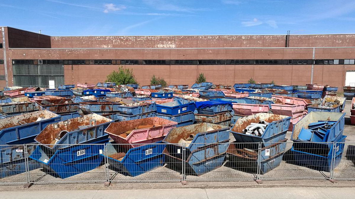 Container fÃ¼r Schrott und Abfall - Foto: über dts Nachrichtenagentur