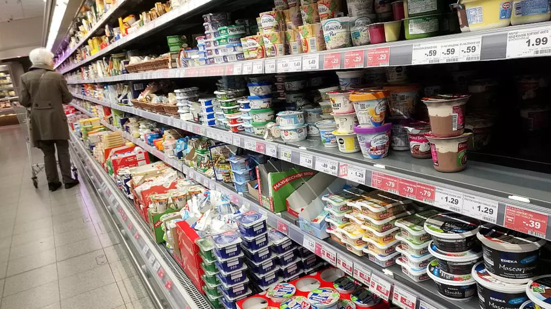 Einkaufsregal in einem Supermarkt - Bild: über dts Nachrichtenagentur