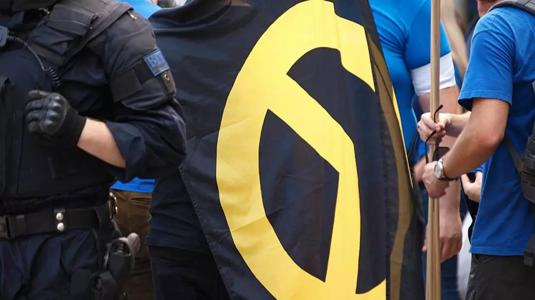 Demo der Identitären Bewegung (Archiv) - Bild: über dts Nachrichtenagentur