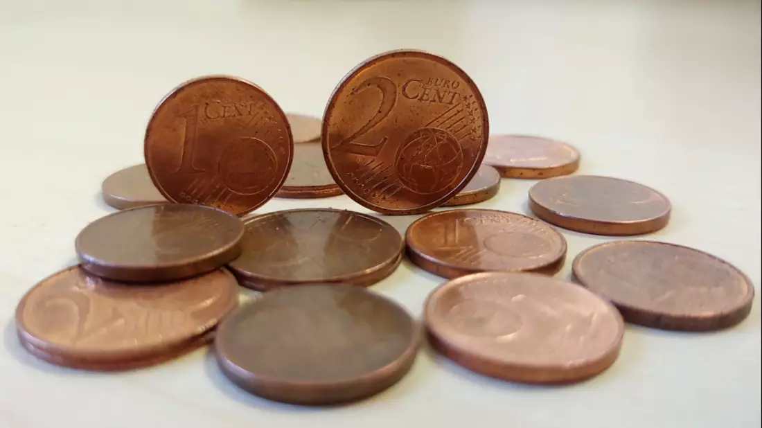 1- und 2-Cent-MÃ¼nzen - Bild: über dts Nachrichtenagentur