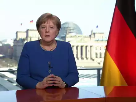 Merkel am 18.03.2020 - Foto: über dts Nachrichtenagentur