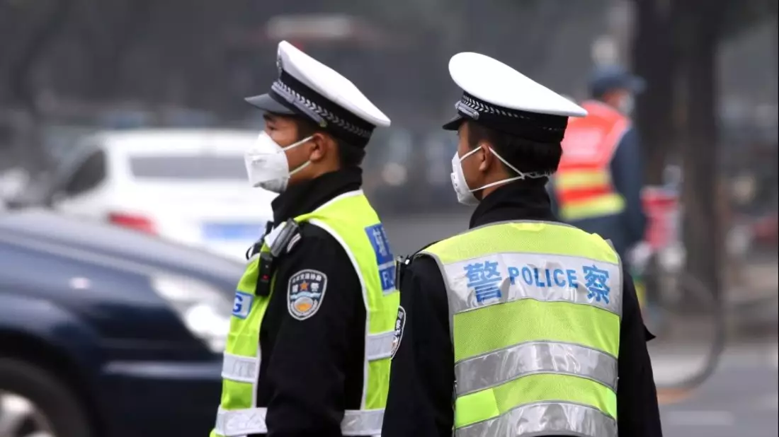 Polizisten in China - Bild: über dts Nachrichtenagentur
