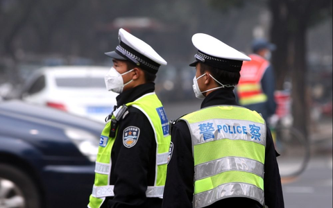 Polizisten in China - Foto: über dts Nachrichtenagentur