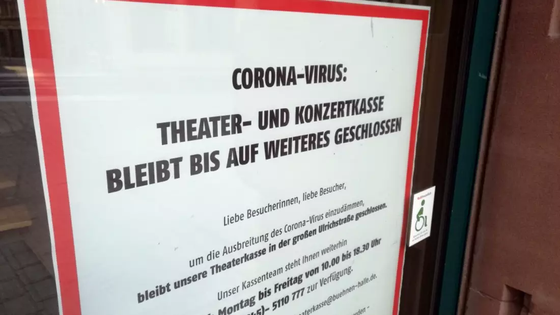 Wegen Corona geschlossene Theaterkasse - Bild: über dts Nachrichtenagentur