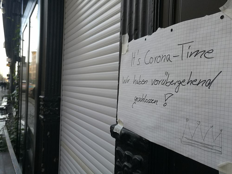 Wegen Coronakrise geschlossener Laden - Foto: über dts Nachrichtenagentur