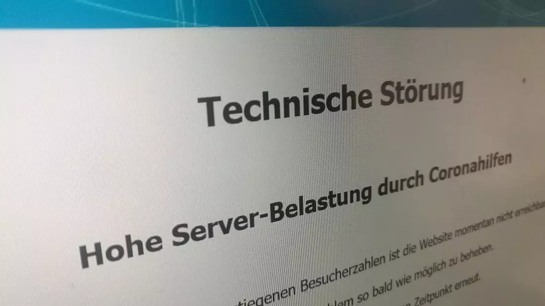 Startseite der Investitionsbank Berlin mit Hinweis auf Corona-Hilfen während der Pandemie (Archiv) - Bild: über dts Nachrichtenagentur