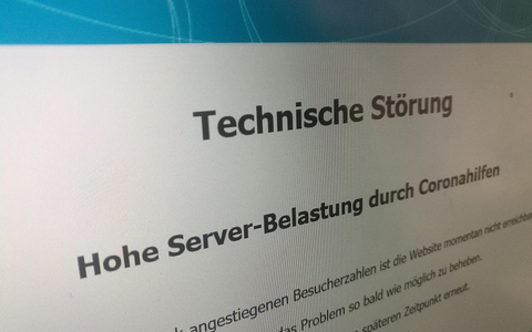 Startseite der Investitionsbank Berlin mit Hinweis auf Corona-Hilfen während der Pandemie (Archiv) - Foto: über dts Nachrichtenagentur Startseite der Investitionsbank Berlin mit Hinweis auf Corona-Hilfen während der Pandemie (Archiv) - Foto: über dts Nachrichtenagentur