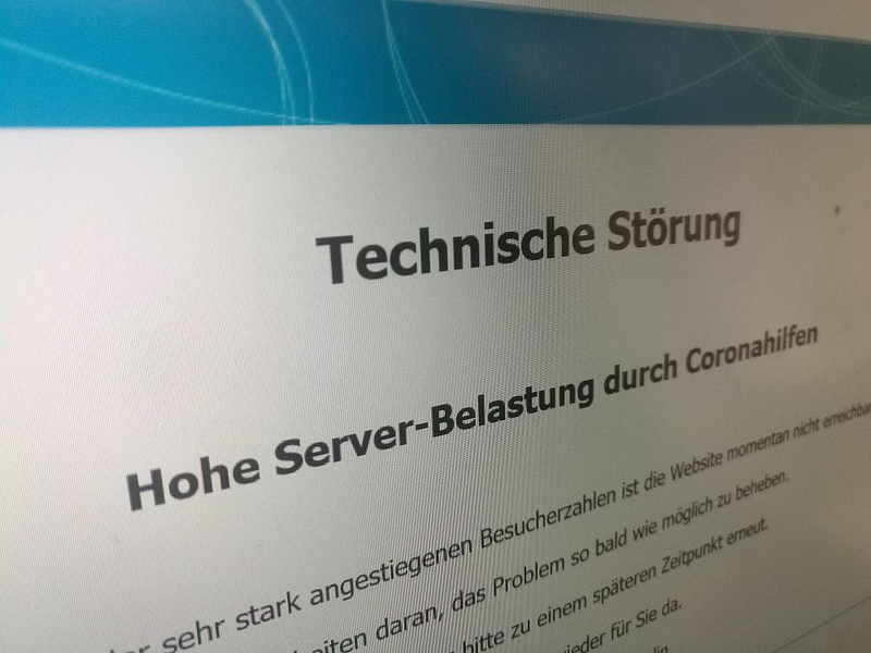 Startseite der Investitionsbank Berlin mit Hinweis auf Corona-Hilfen während der Pandemie (Archiv) - Foto: über dts Nachrichtenagentur