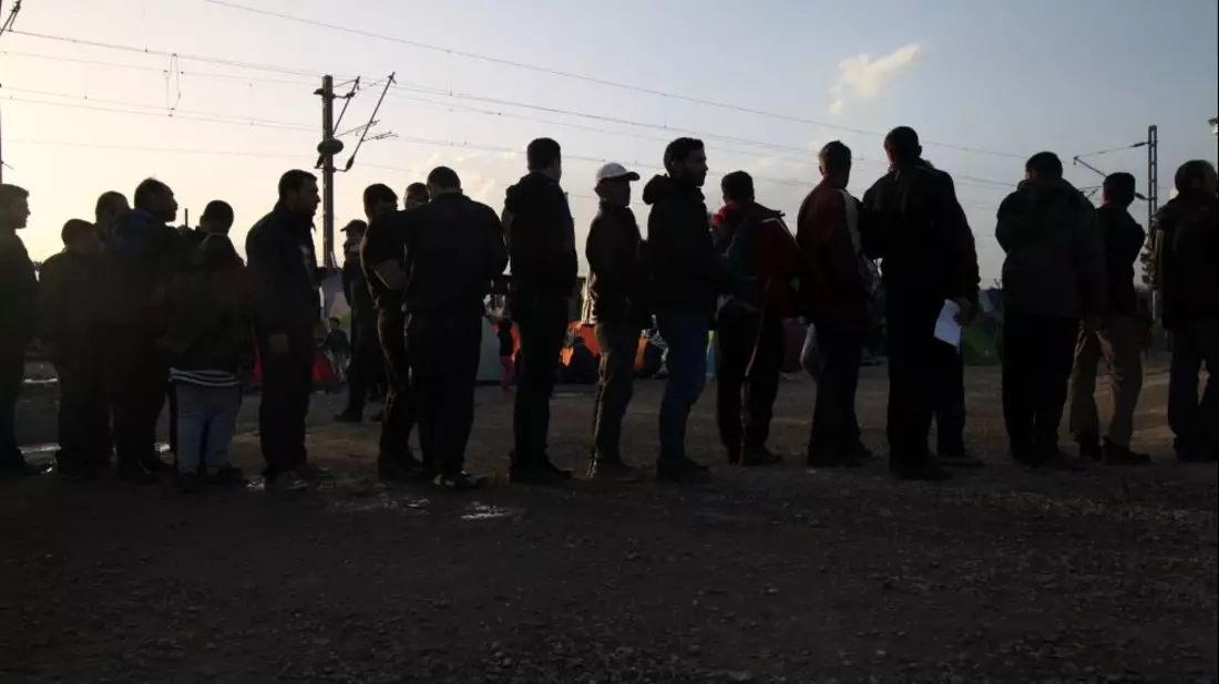 Flüchtlinge auf der Balkanroute - Bild: über dts Nachrichtenagentur