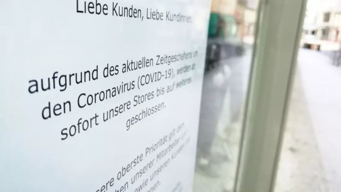 Wegen Coronakrise geschlossener Laden - Bild: über dts Nachrichtenagentur