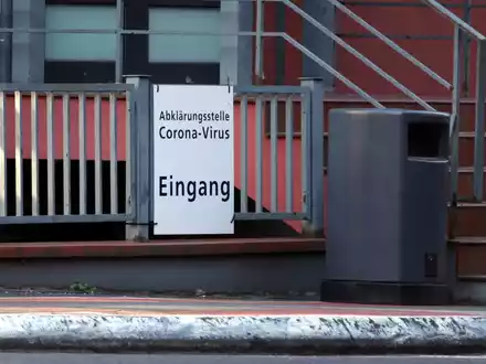 Corona-Testzentrum - Foto: über dts Nachrichtenagentur