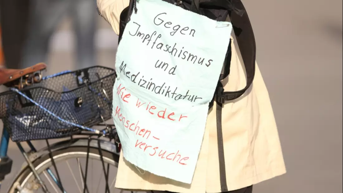 Corona-Demo - Bild: über dts Nachrichtenagentur