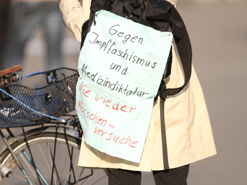 Corona-Demo - Foto: über dts Nachrichtenagentur