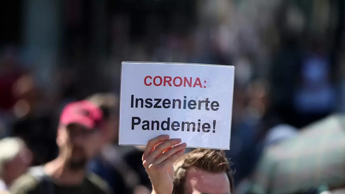 Demo von Corona-Skeptikern (Archiv) - Bild: über dts Nachrichtenagentur