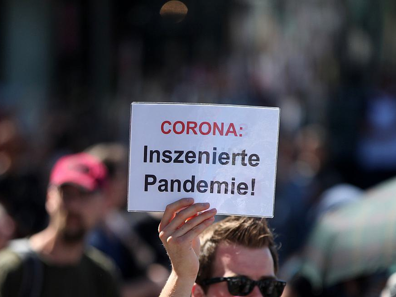 Demo von Corona-Skeptikern (Archiv) - Foto: über dts Nachrichtenagentur