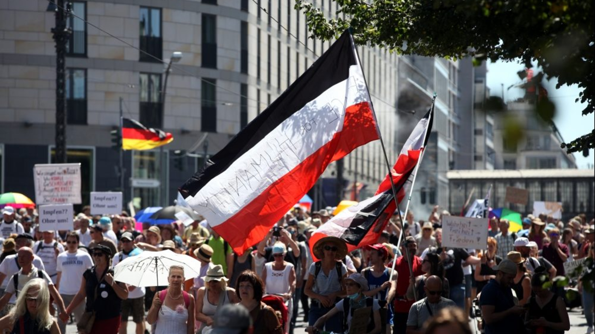 emo von Corona-Skeptikern - Foto: über dts Nachrichtenagentur