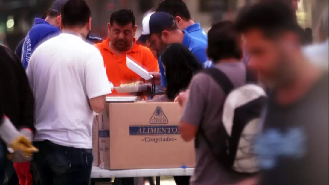 Nahrungsmittelausgabe in Argentinien - Bild: ?ber dts Nachrichtenagentur