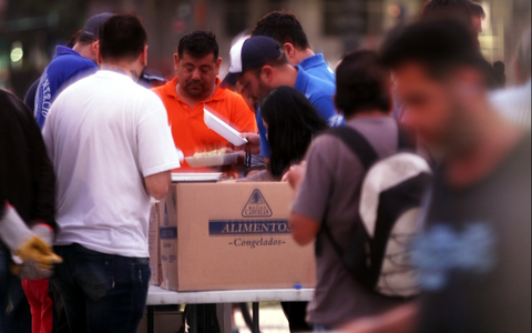 Nahrungsmittelausgabe in Argentinien - Foto: ?ber dts Nachrichtenagentur