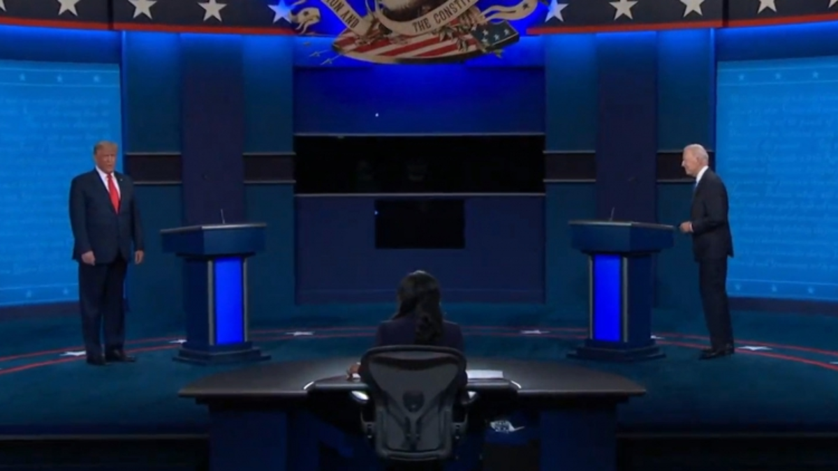 TV-Duell Trump/Biden am 22.10.2020 - Foto: ?ber dts Nachrichtenagentur